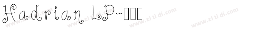 Hadrian LP字体转换